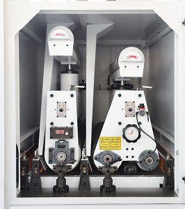 Multi-combinatorial machine includes Grinder & polisher with watering system for metal SS & wood on mirror & matt finishes