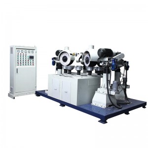 Mirror polishing machine for lock panel