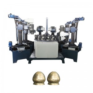 Metal lampshade polishing machine