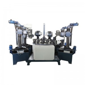 Metal lampshade polishing machine